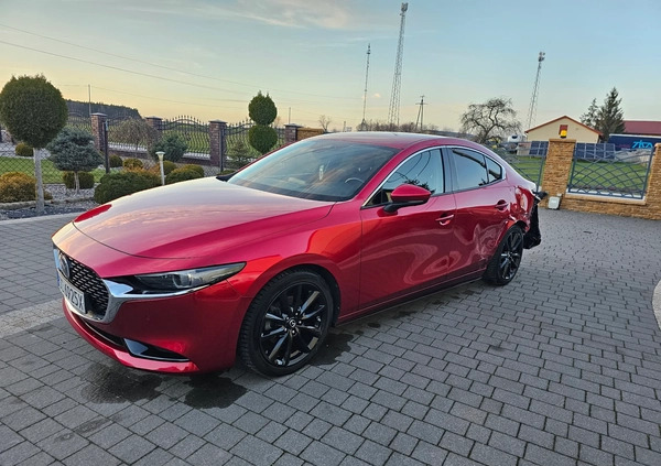 Mazda 3 cena 51900 przebieg: 95000, rok produkcji 2019 z Lipno małe 407